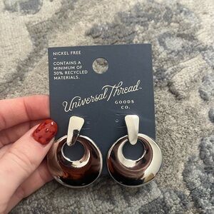 Universal Thread Silver Hoop Earrings